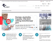 Tablet Screenshot of lipogun.com